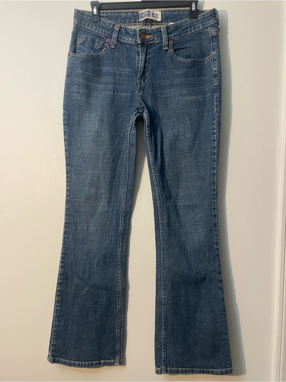 Y2K Signature by Levi Strauss Women’s Low Rise Medium Wash Bootcut Denim Jeans